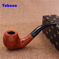 Redwood Wood Pipes Activated Carbon Double Filter Smoking Pipe Herb Tobacco Pipe Cigar Weed Grinder Smok Cigarette Holder